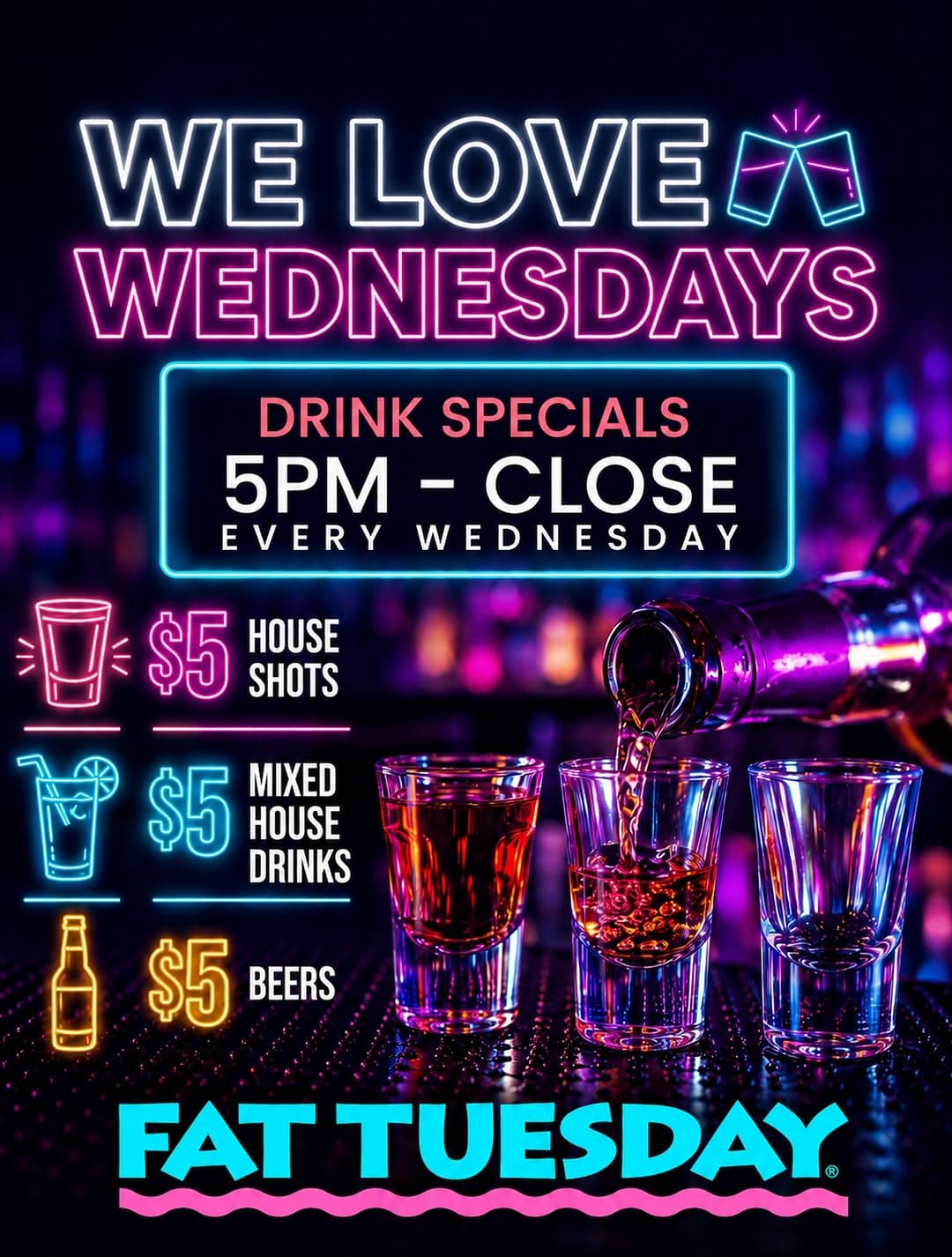 We Love Wednesdays flyer