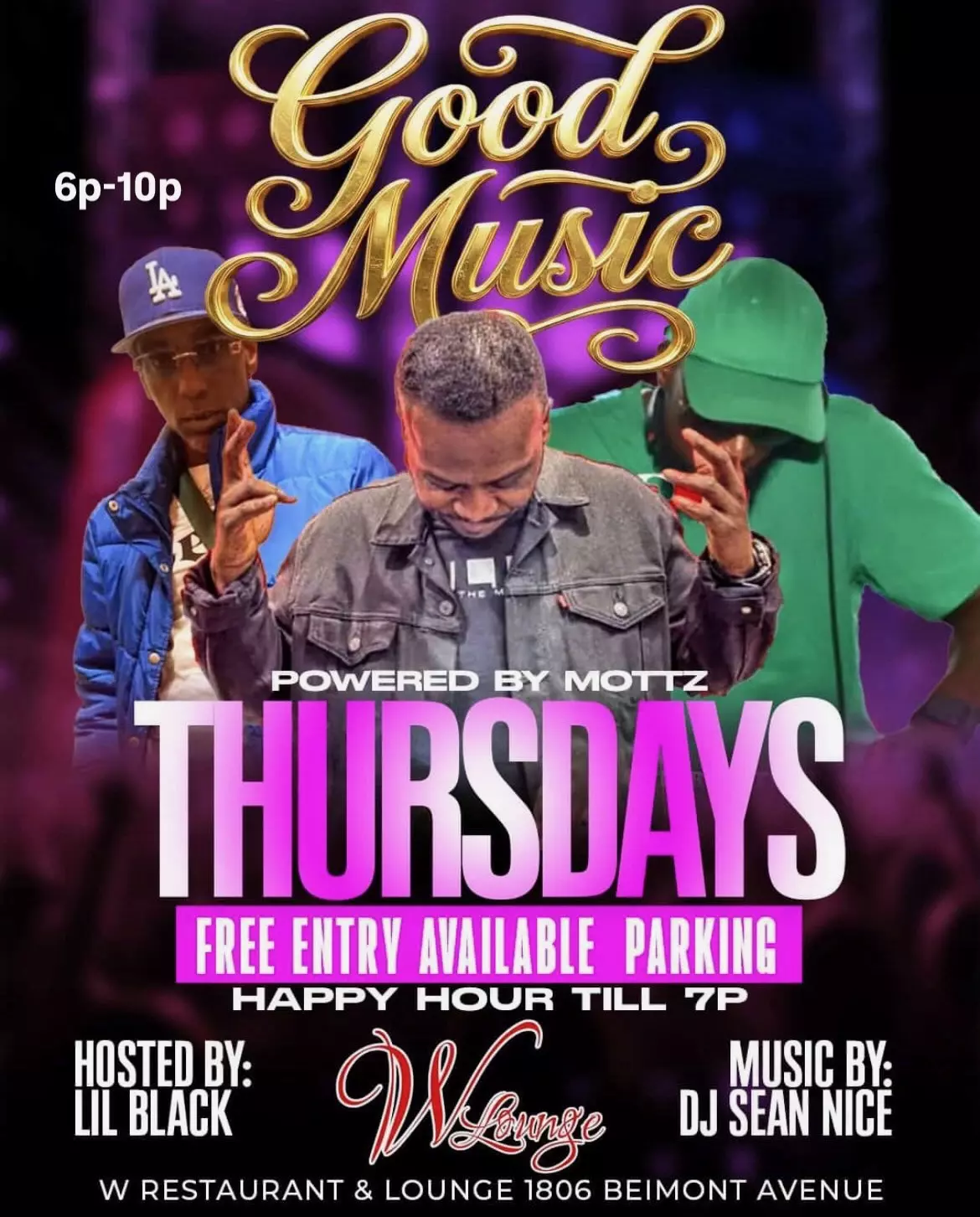 Good Music Thursdays flyer